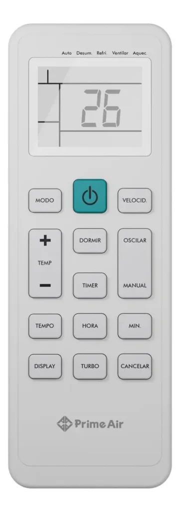 Ar condicionado Split 9000 Btu h Prime Air 9fc Frio Branco c remoto