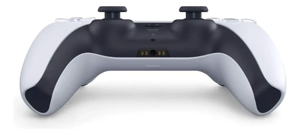 Controle Joystick Sem Fio Sony Playstation Dualsense Branco visão 2