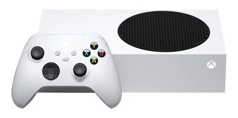 Microsoft Xbox Series S 512gb Standard Cor Branco deitado