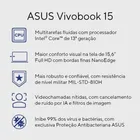 Notebook ASUS Vivobook 15 Intel Core i5 1334U 1 3 GHz 8GB Ram 256GB SSD Tela 15 6 FHD Windows 11 Home Quiet Blue X1504VA NJ1737W Recursos