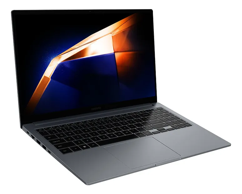 Notebook Samsung Galaxy Book4 Intel Core 15 1ponto3Ghz até 4 ponto 66Hz imagem lateral