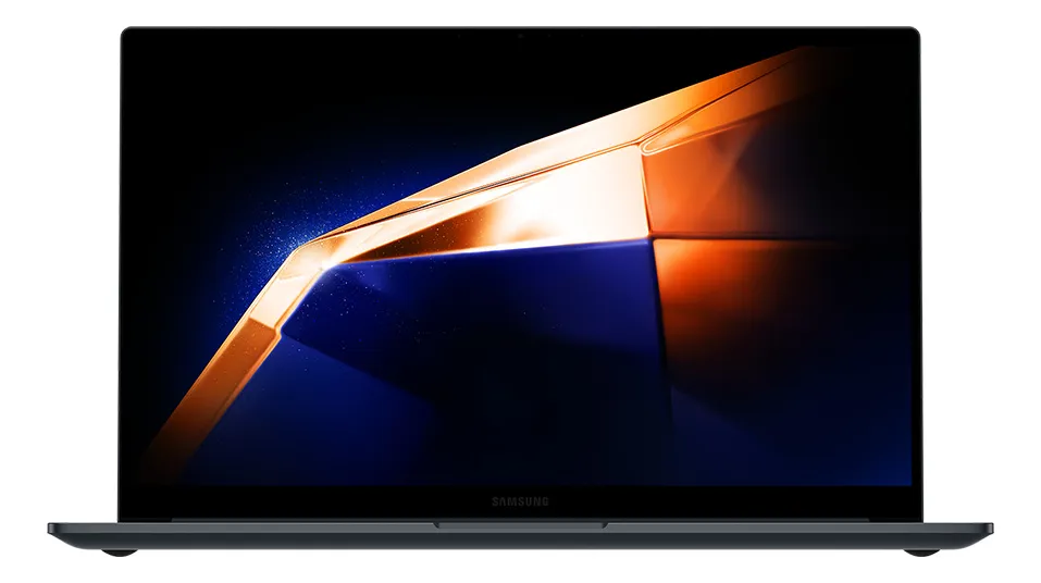 Notebook Samsung Galaxy Book4 Intel U300 1 20 Ghz até 4 4GHz 8 MB L3 Cache Windows 11 Home 8GB 256GB SSD UHD Graphics 15 6 Full HD LED 1 55kg frente