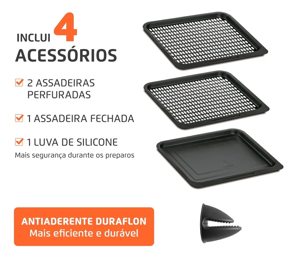 Fritadeira AFON-12L e acessórios